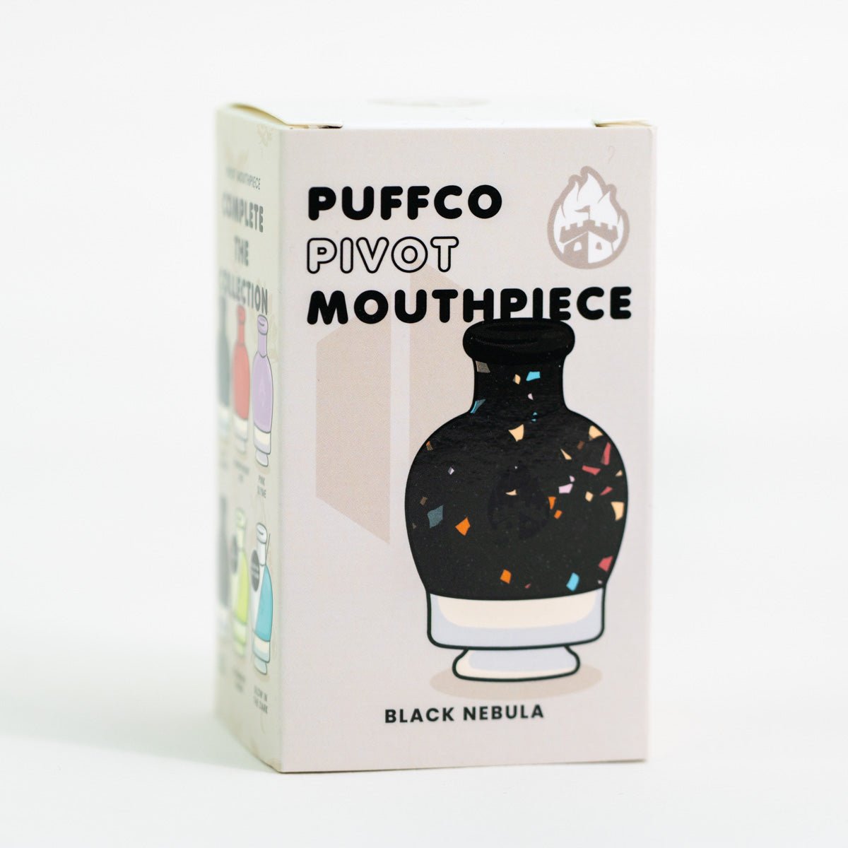 Empire Glassworks Puffco Pivot Glass Mouthpiece - Black Nebula