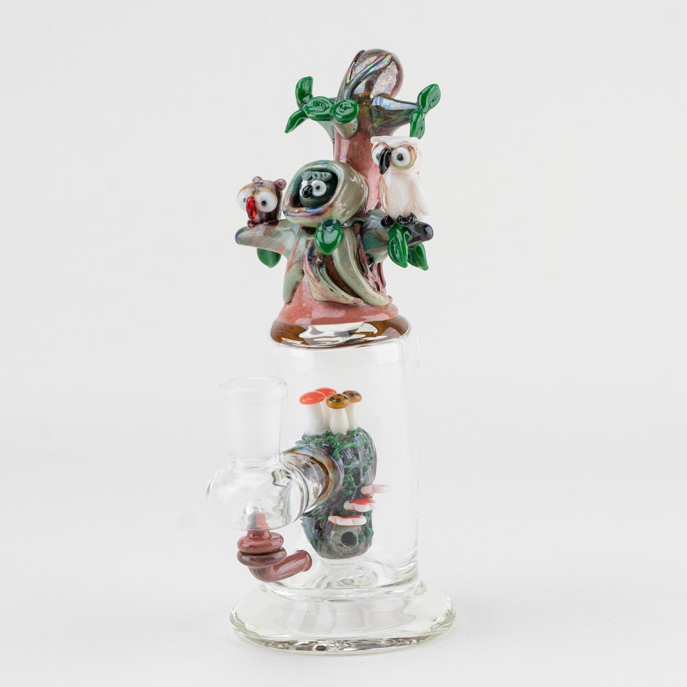 Empire Glassworks 貓頭鷹家族樹迷你煙槍