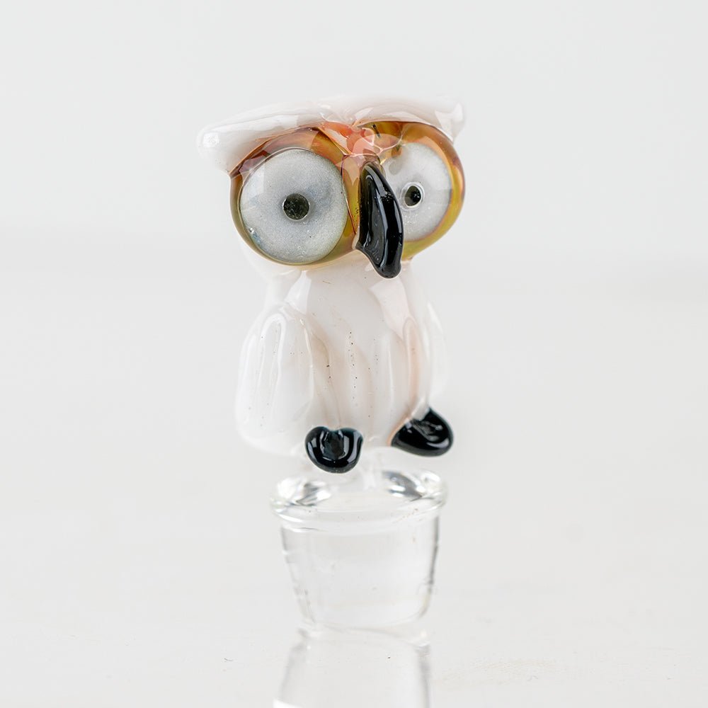 Empire Glassworks Owl Puffco Oculus Glass Carb Cap
