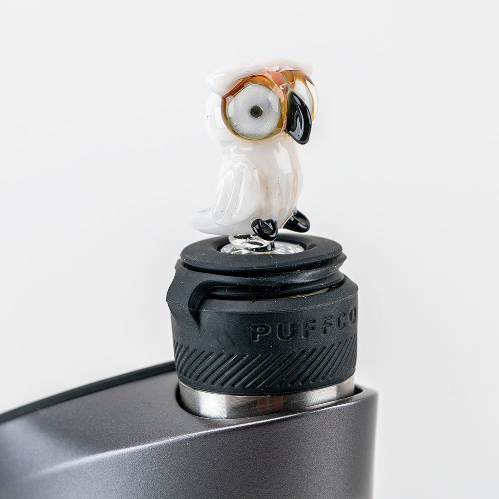 Empire Glassworks Owl Puffco Oculus Glass Carb Cap
