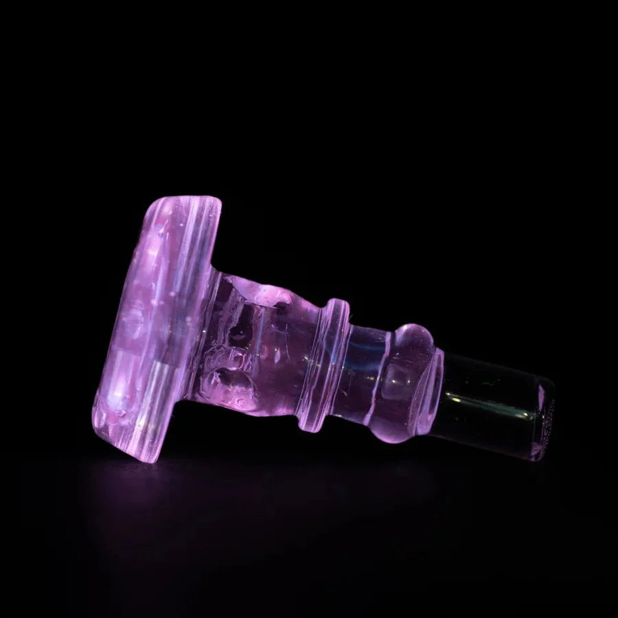 Empire Glassworks PuffCo Peak Pro 3D XL Chamber Glass Joystick Cap - UV Pink