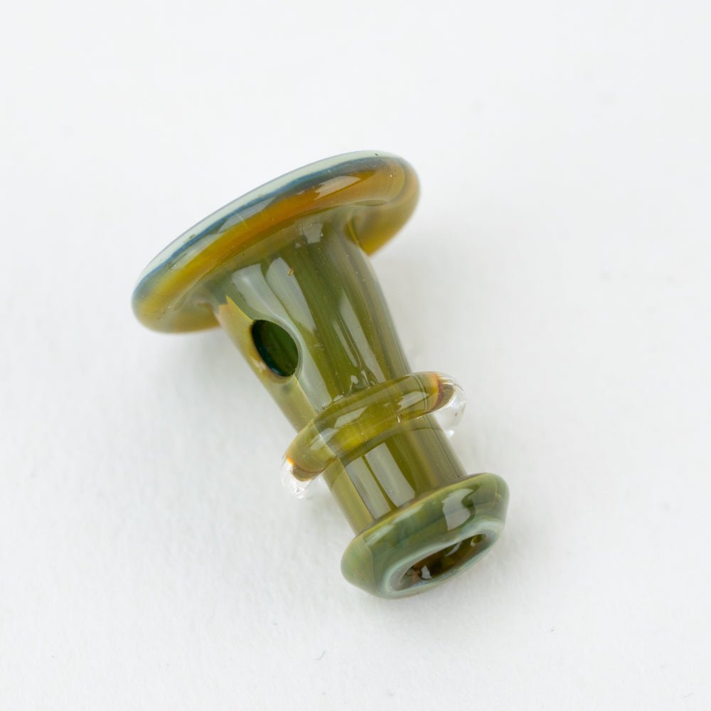 Empire Glassworks PuffCo「New Peak」與 Proxy 玻璃搖桿帽 - 復古