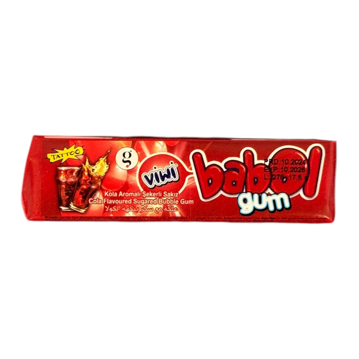Babol Gum Cola 17.5g (TURKEY)