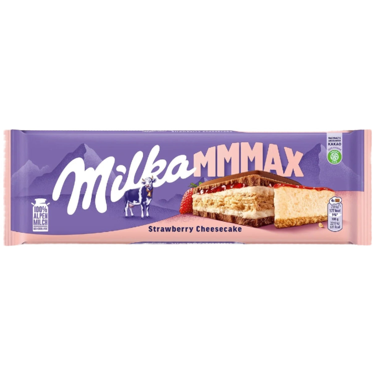 Milka MMMAX 草莓起司蛋糕 300g (奧地利)