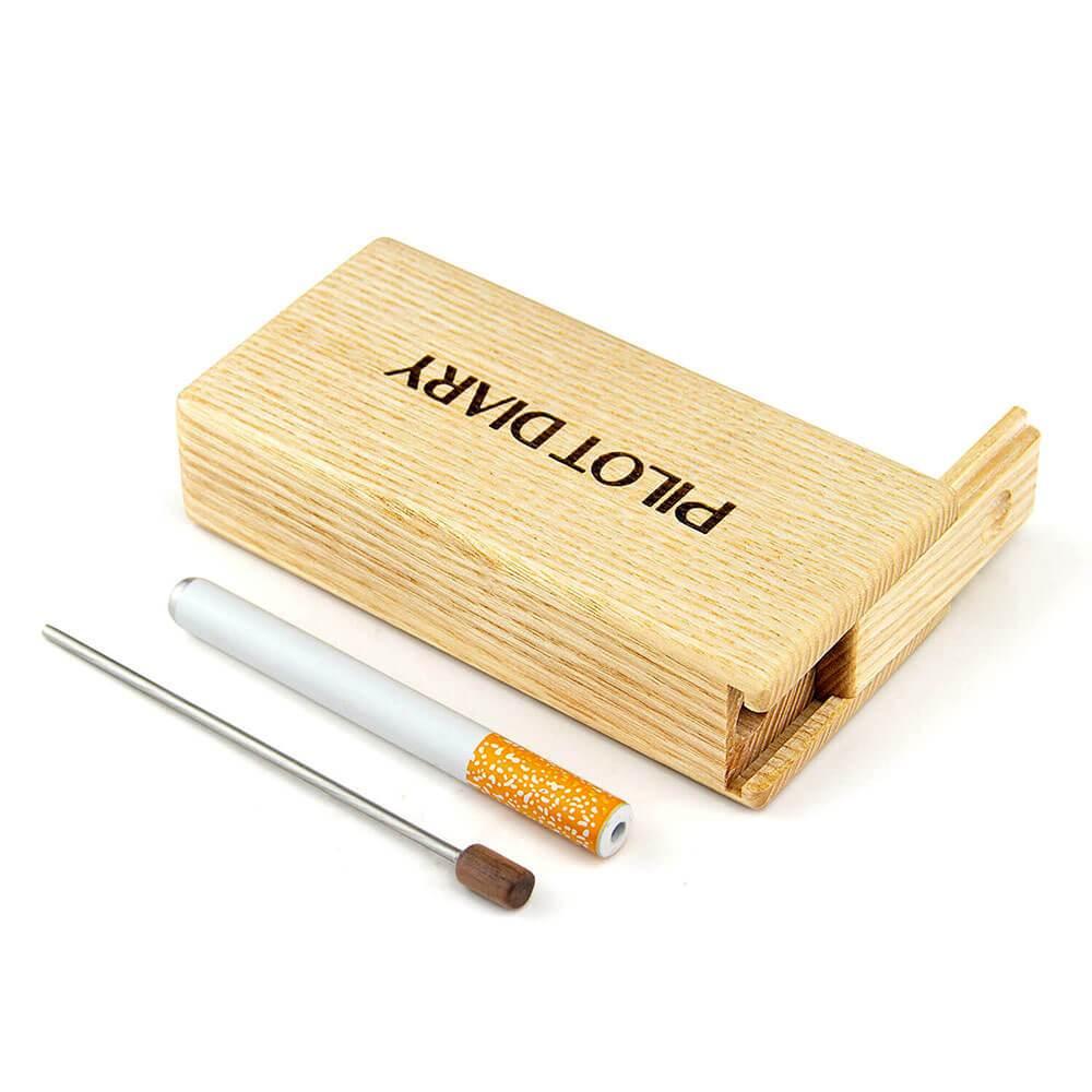 Wooden Dugout With Cleaning Tool