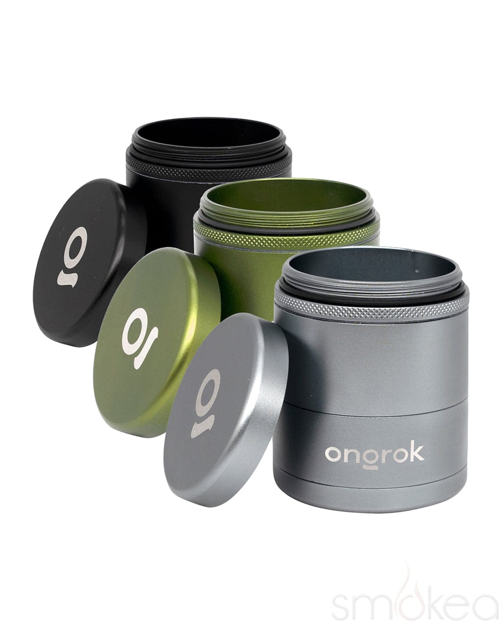 ONGROK 花瓣式無齒鋁製研磨收納罐