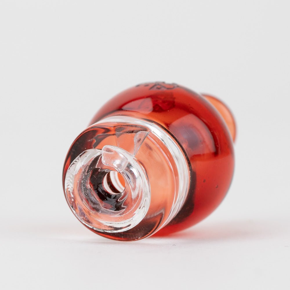 Empire Glassworks Puffco Pivot 玻璃吸嘴 - 透明紅