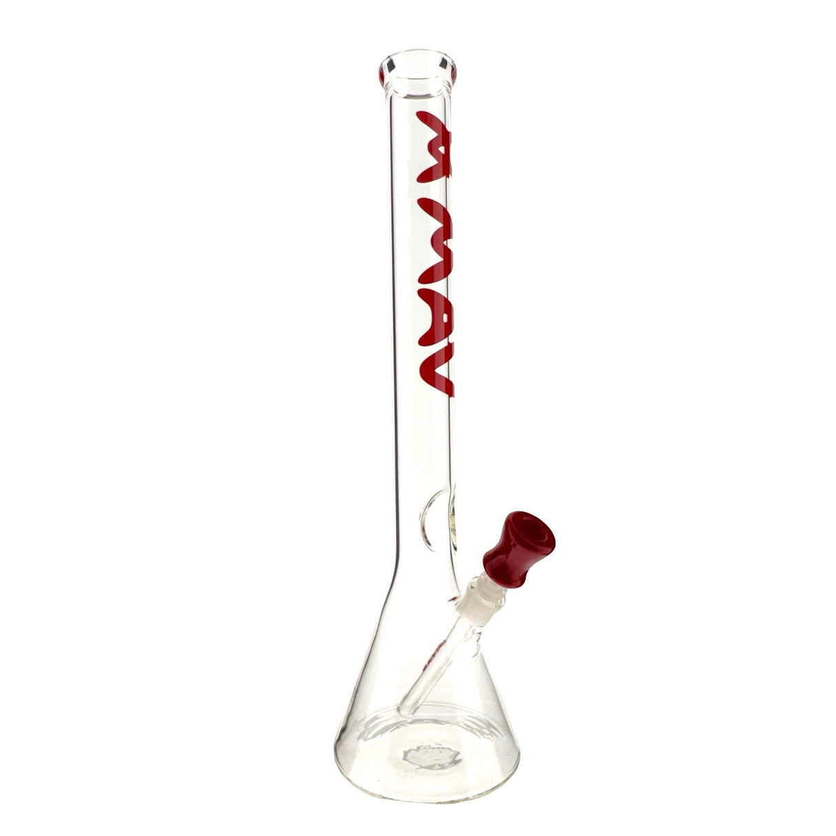 21" Tall 50 by 5MM Beaker Bong Tall Neck Official Red Type