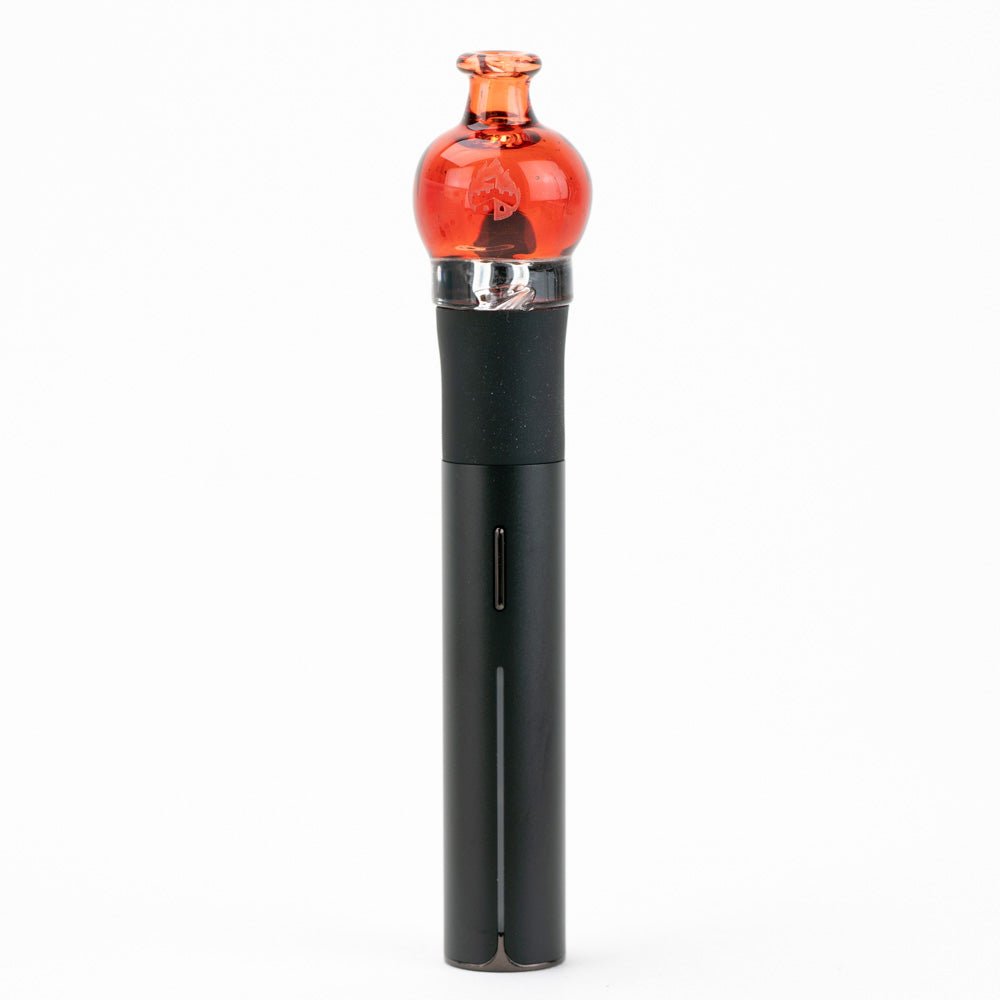 Empire Glassworks Puffco Pivot 玻璃吸嘴 - 透明紅