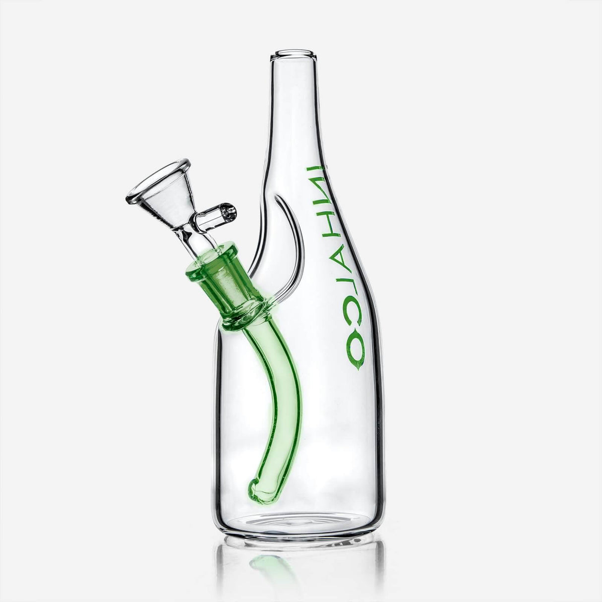 Sake Bottle Glass Water Bong
