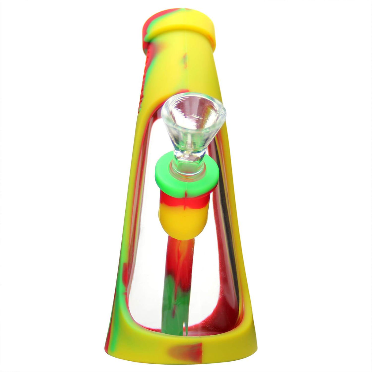 Silicone Glass Mini Horn Bong 5.7"