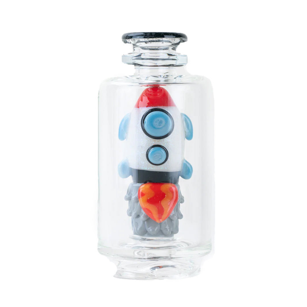 Empire Glass Works Rocket Ship Peak Top