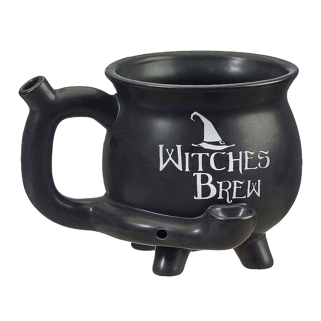 女巫魔藥坩堝造型高級燒烤與品飲煙斗馬克杯