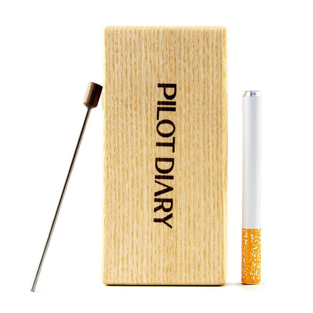 Wooden Dugout With Cleaning Tool