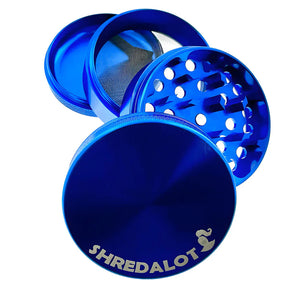 AFM Shredalot 四件式金屬藥草研磨器 – 63mm 鋁製