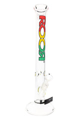 ROOR 18" Straight Shooter – 5 mm Glass-on-Glass Tube with Ice Pinch
