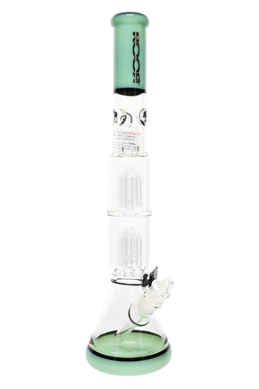 ROOR Tech 17 英寸多色燒杯型水煙斗 – 附雙樹狀過濾器的玻璃對玻璃款式