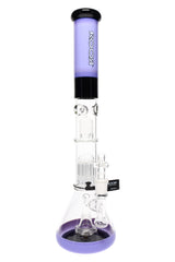 ROOR Tech Multicolor Stemless Beaker Bong – Multi Percs – 18″ – 5 mm