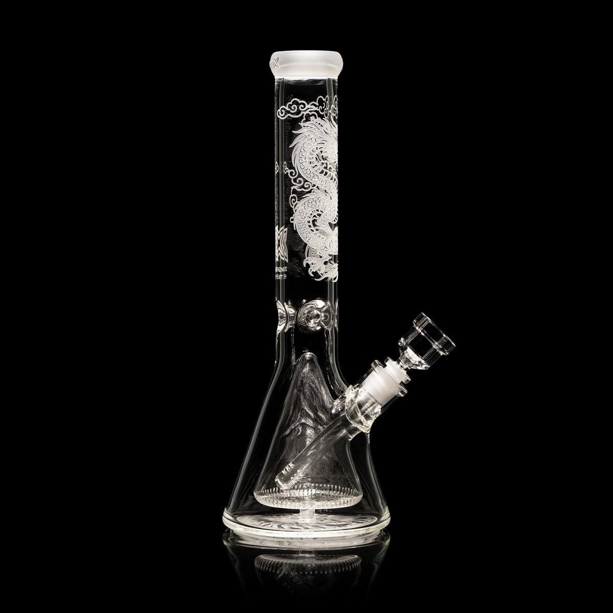 Dragon Heart XL 14 英寸 Collins 濾器燒杯玻璃水煙斗