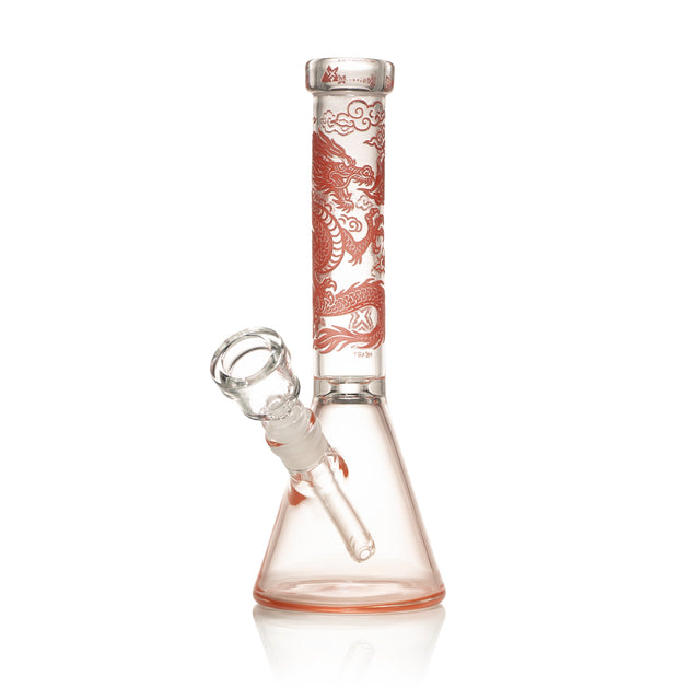 Bong de cristal tipo beaker Dragon Heart de 10"