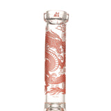 Bong de cristal tipo beaker Dragon Heart de 10"