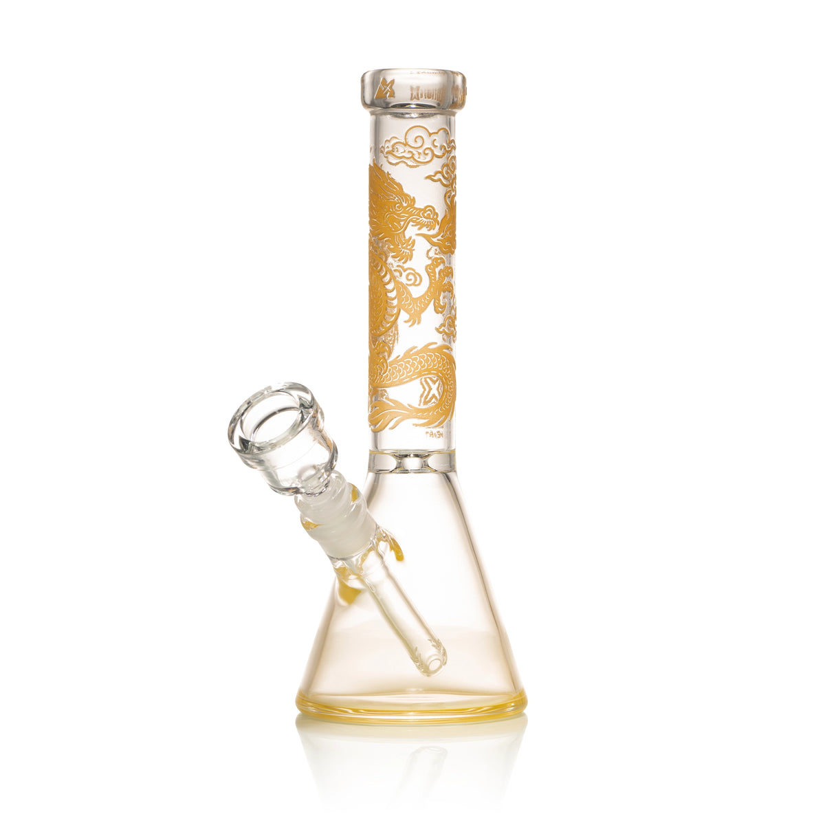 Bong de cristal tipo beaker Dragon Heart de 10"