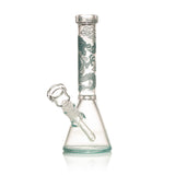 Bong de cristal tipo beaker Dragon Heart de 10"