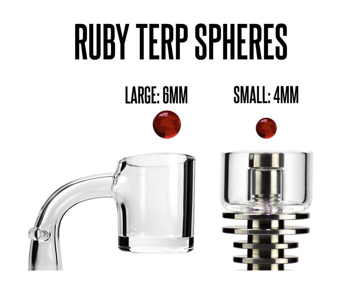 Small Ruby Terp Pearl 3-Pack (4mm)