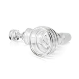 Glass Flower Bowl with Pass-Through Carb