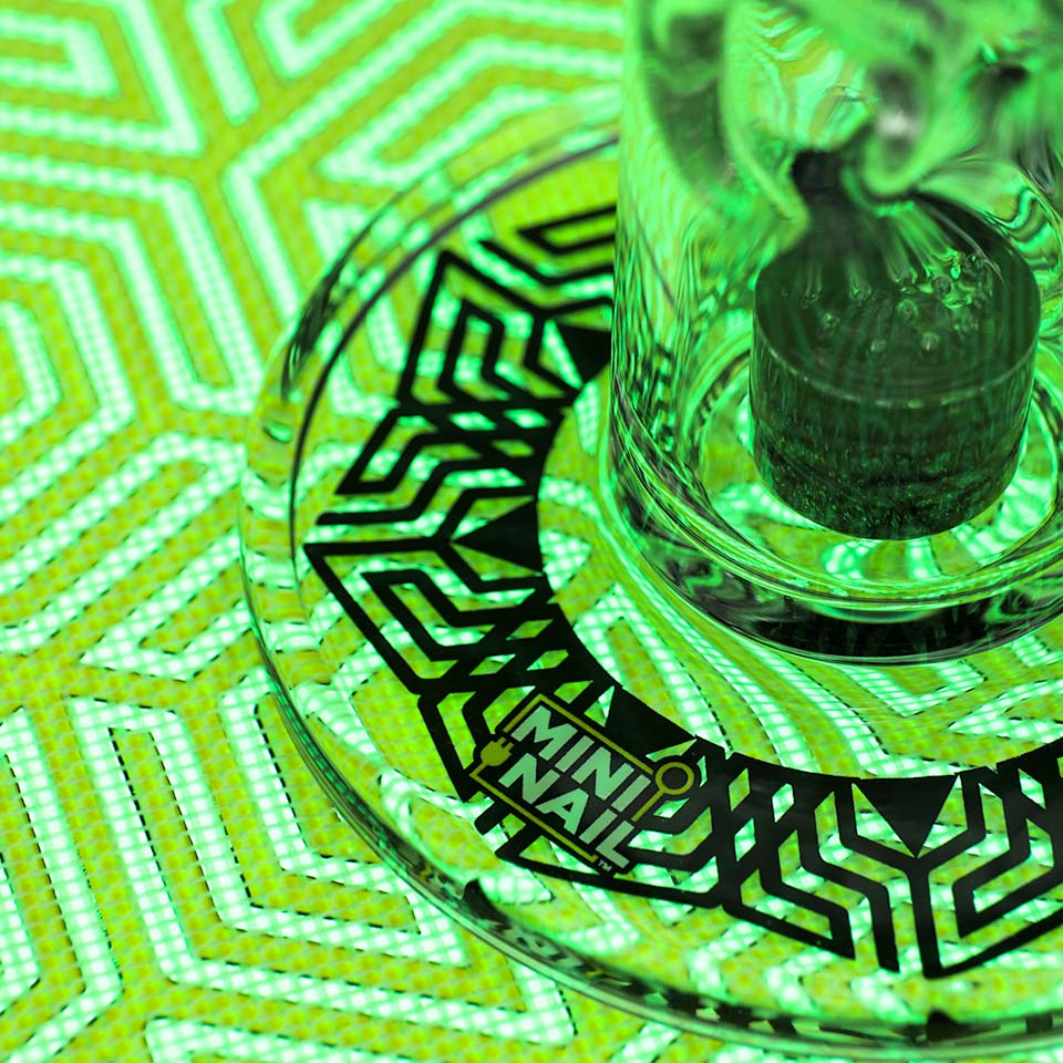 Backlit SlabPad Color Changing Dab Mat