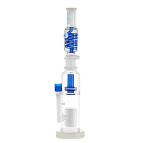 Bong de agua de glicerina de 19" con percolador de cabezal de ducha XL