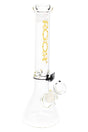 ROOR 5 mm Beaker Bong con Pinza para Hielo – Clásico de Vidrio sobre Vidrio
