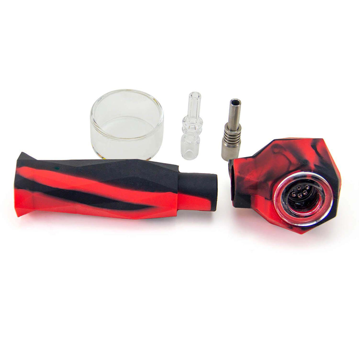 2-in-1 Silicone Honey Straw & Hand Pip