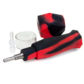 Pipa de silicona 2 en 1 para miel y de mano