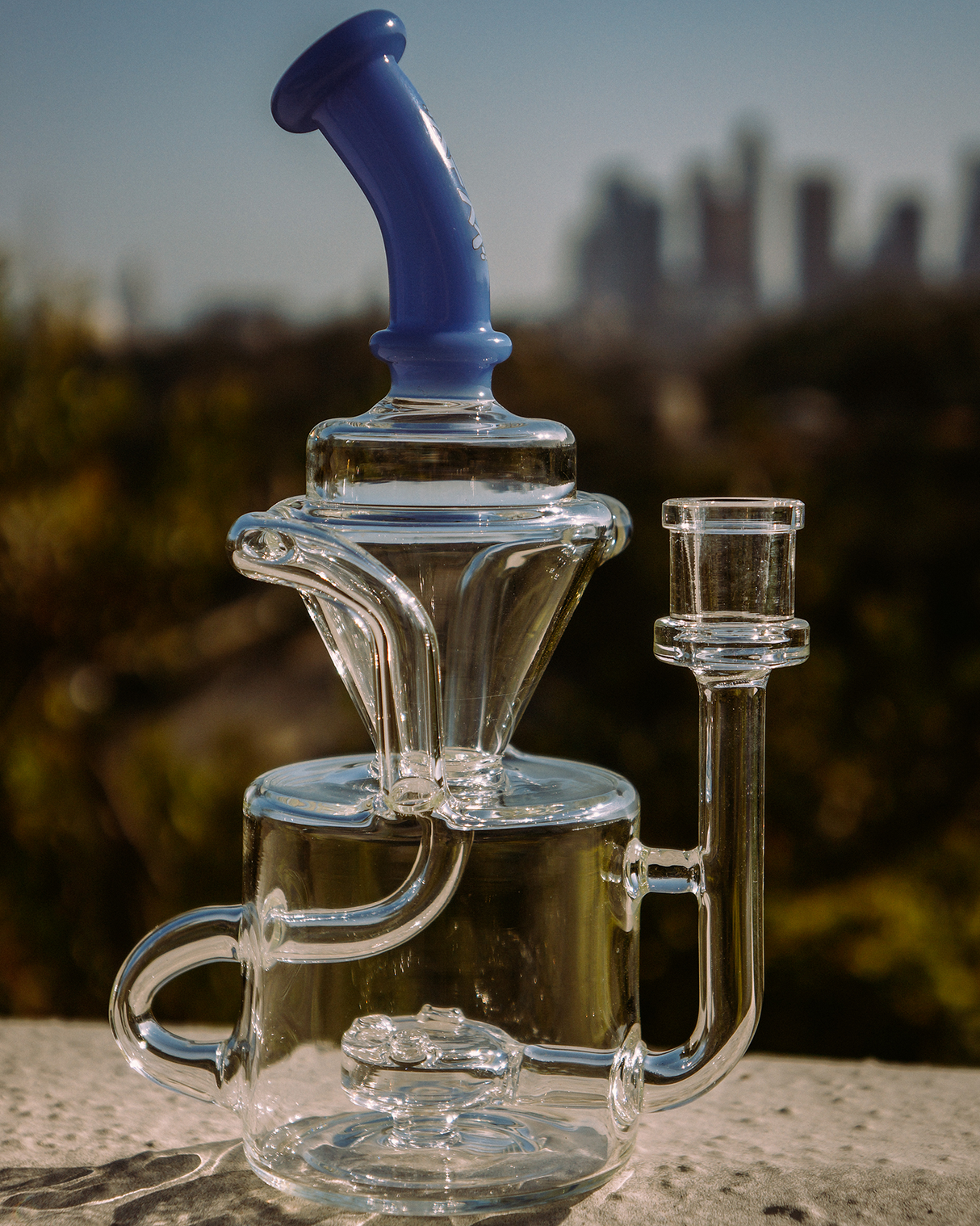 AFM 8″ Mighty Can Color Recycler Dab Rig
