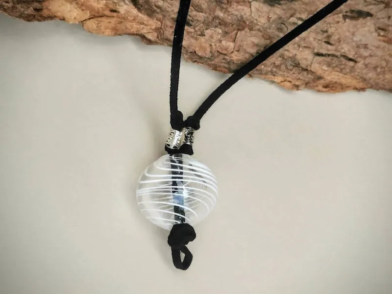 Hand Blown Glass Pendant - Style 19