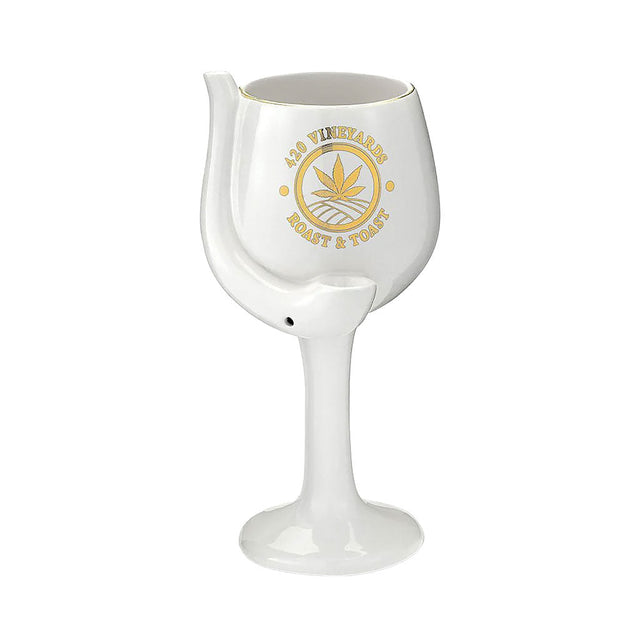 420 VINEYARDS - COPA DE VINO DE CERÁMICA CON PIPA ROAST & TOAST