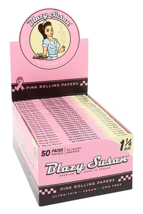 Blazy Susan 捲菸紙 – 1¼ 尺寸 – 50入展示盒