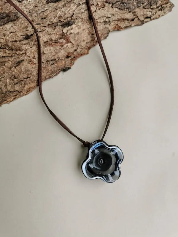 Hand Blown Glass Pendant - Style 12