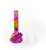 Bong de silicona psicodélico