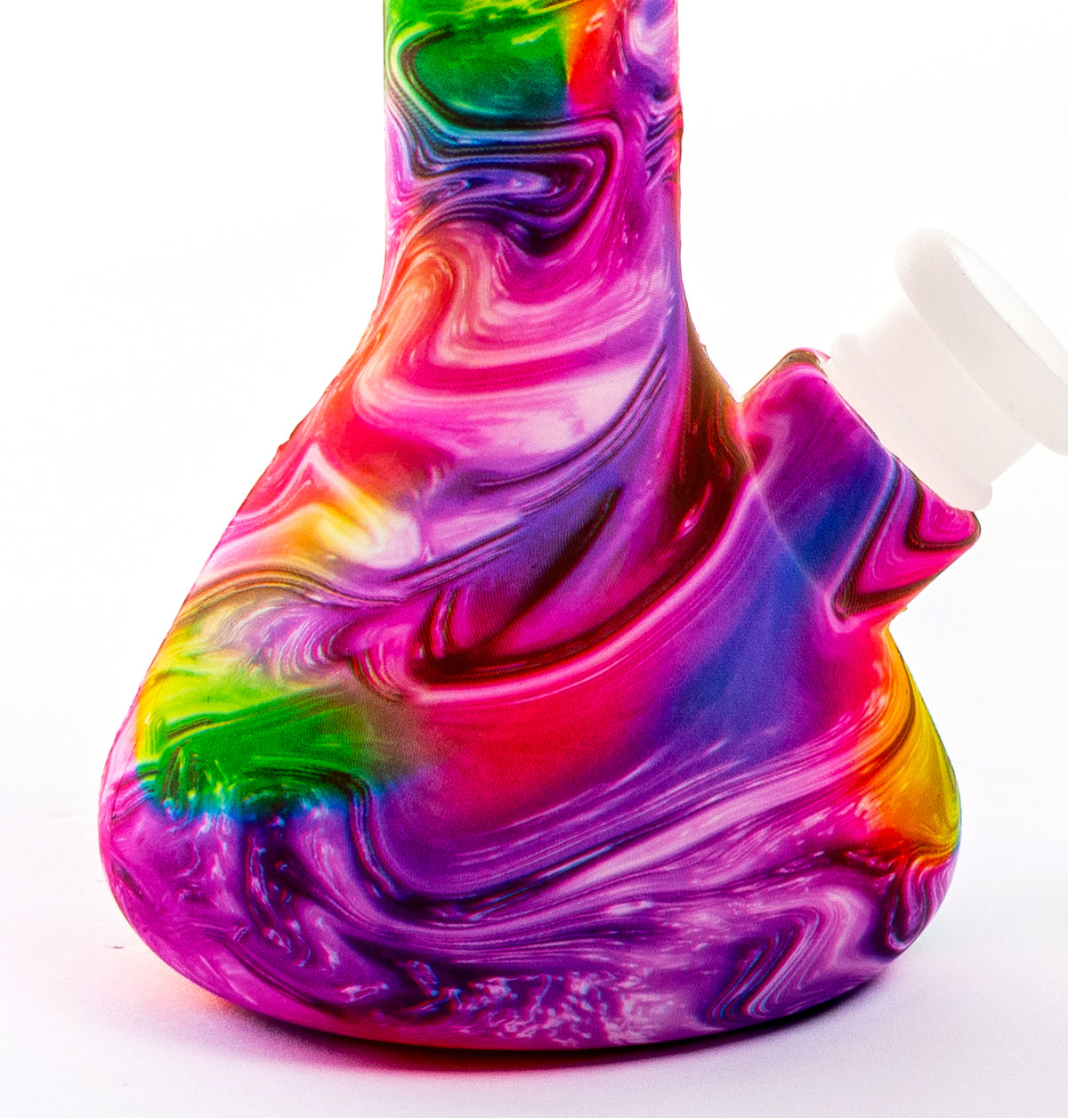Bong de silicona psicodélico
