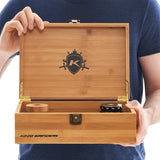 Kozo Wooden stash box - Hinges Top