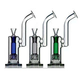 Upright Weed Bubbler with Perc -1Stop Glass