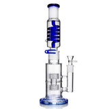 1Stop Glass 14 Inch Glycerin Straight Tube Bong