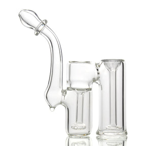 1Stop Glass 6吋透明雙層濾水煙斗