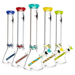 1Stop Glass 16 英吋燒杯，帶冰塊夾，設計師配色