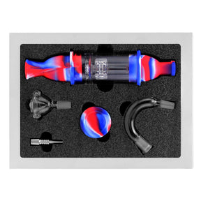 Kit completo de pajita de silicona y vidrio para dabs