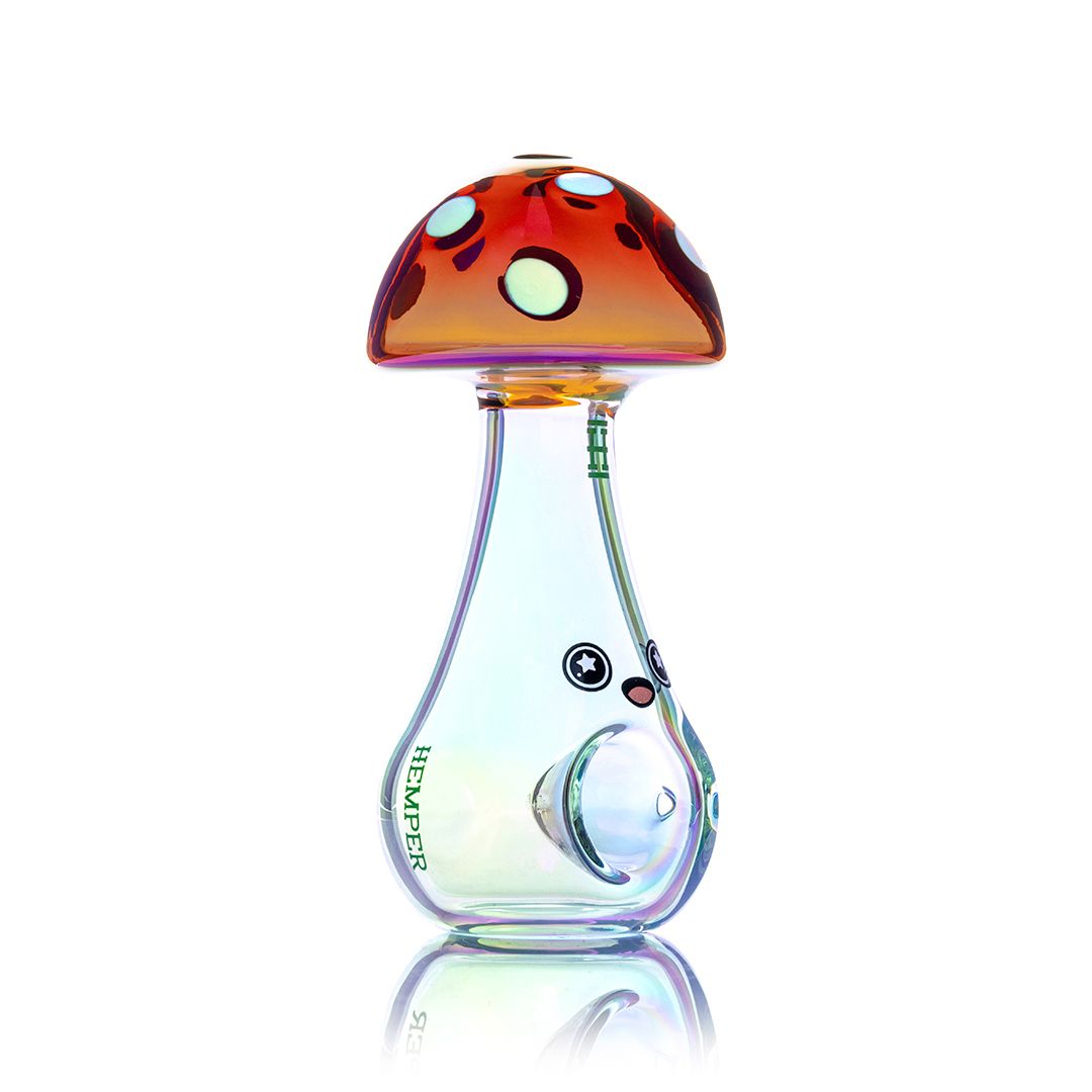Hemper Trippy Shroom Glass Pipe