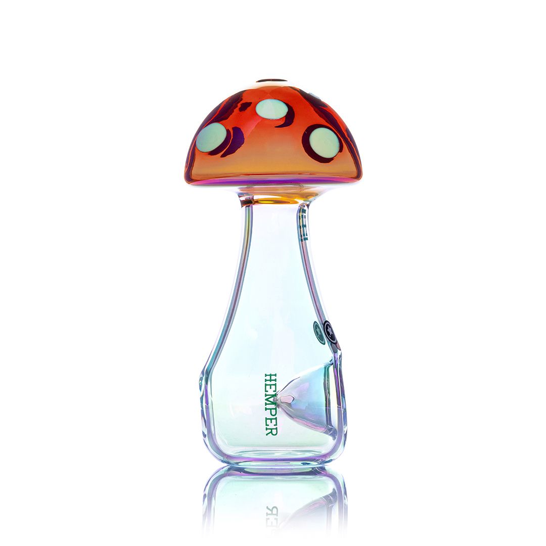 Hemper Trippy Shroom Glass Pipe