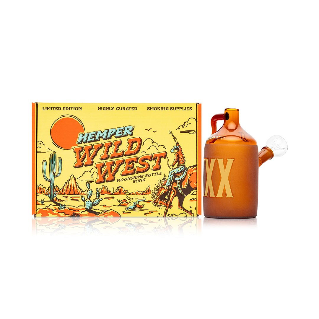 Hemper Wild West Moonshine Bottle Water Pipe